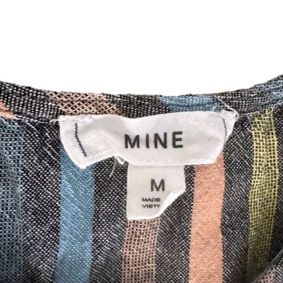 Mine Multicolor Striped Button Embelished Cami Top Women’s Size M - Picture 4 of 7